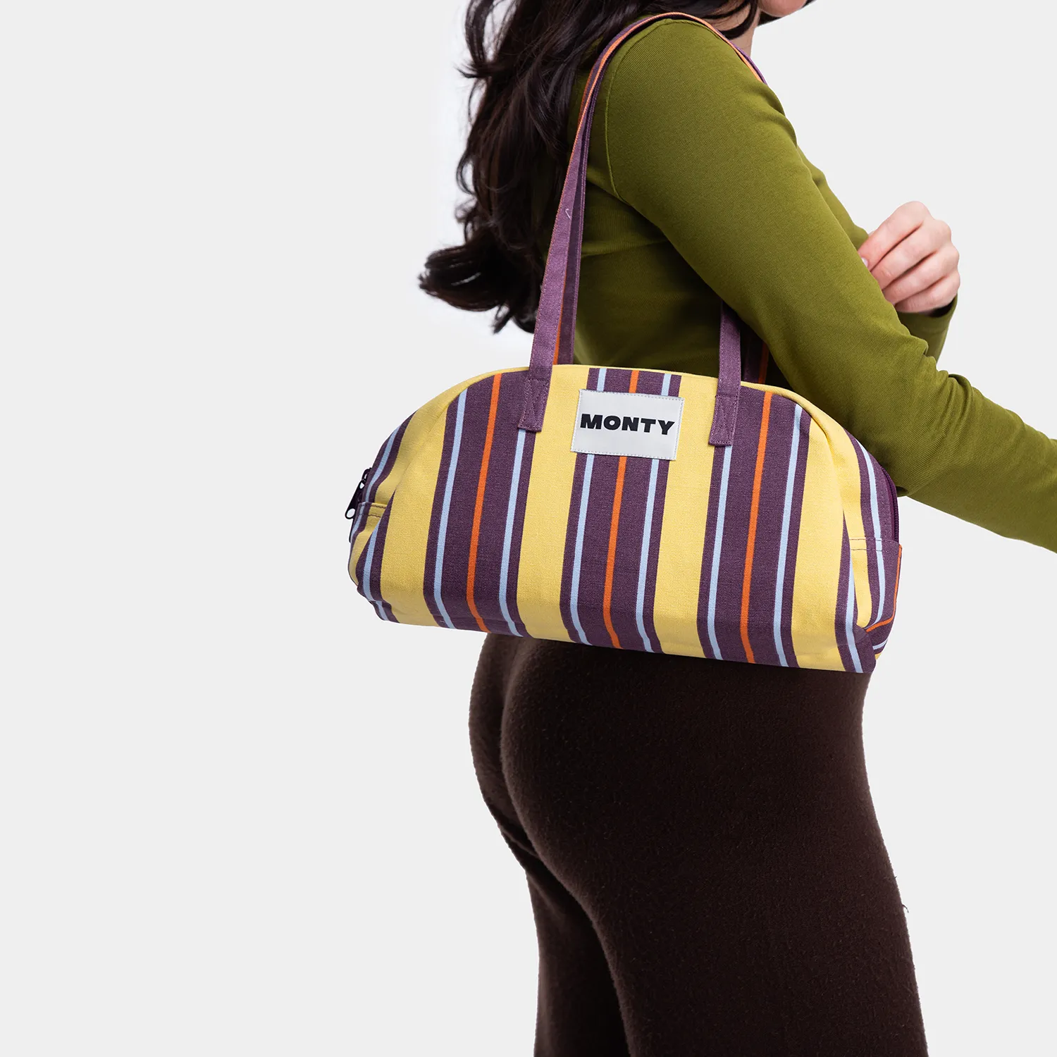 Arc Organic Cotton - Plum & Custard - Image 4