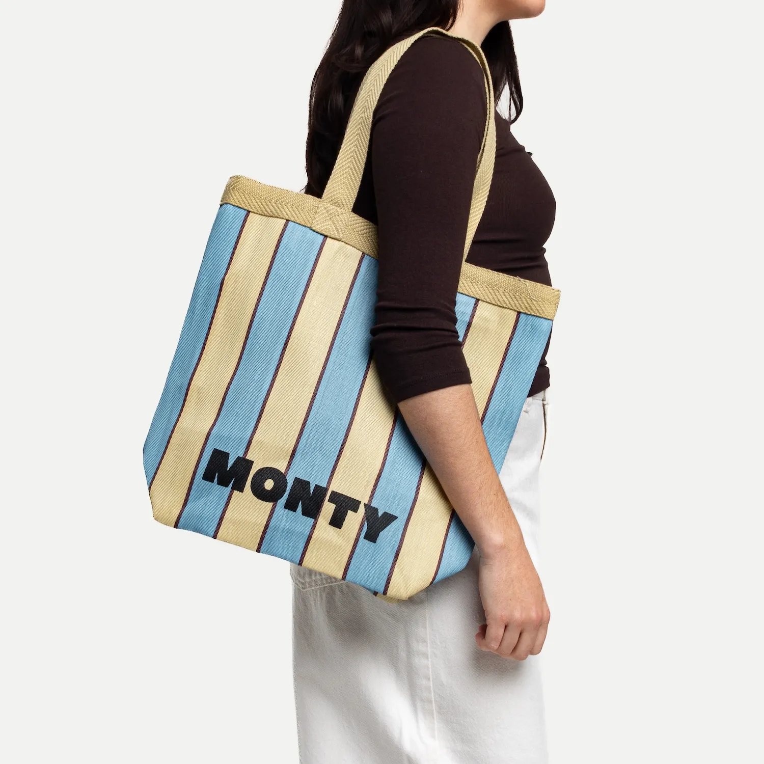 Shopper Recycled Nylon - Oatmeal & Cloud - Image 3